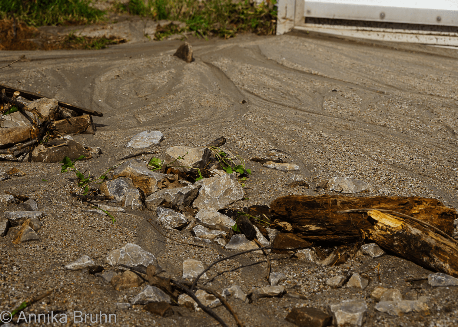 Strand feeling miten auf der Straße